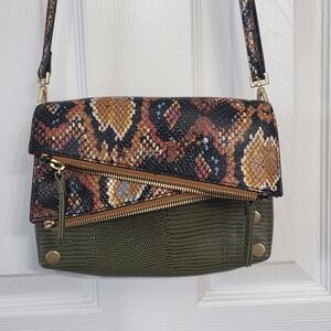 Hammitt Multicolor Snake Print Crossbody Bag Dillion Small